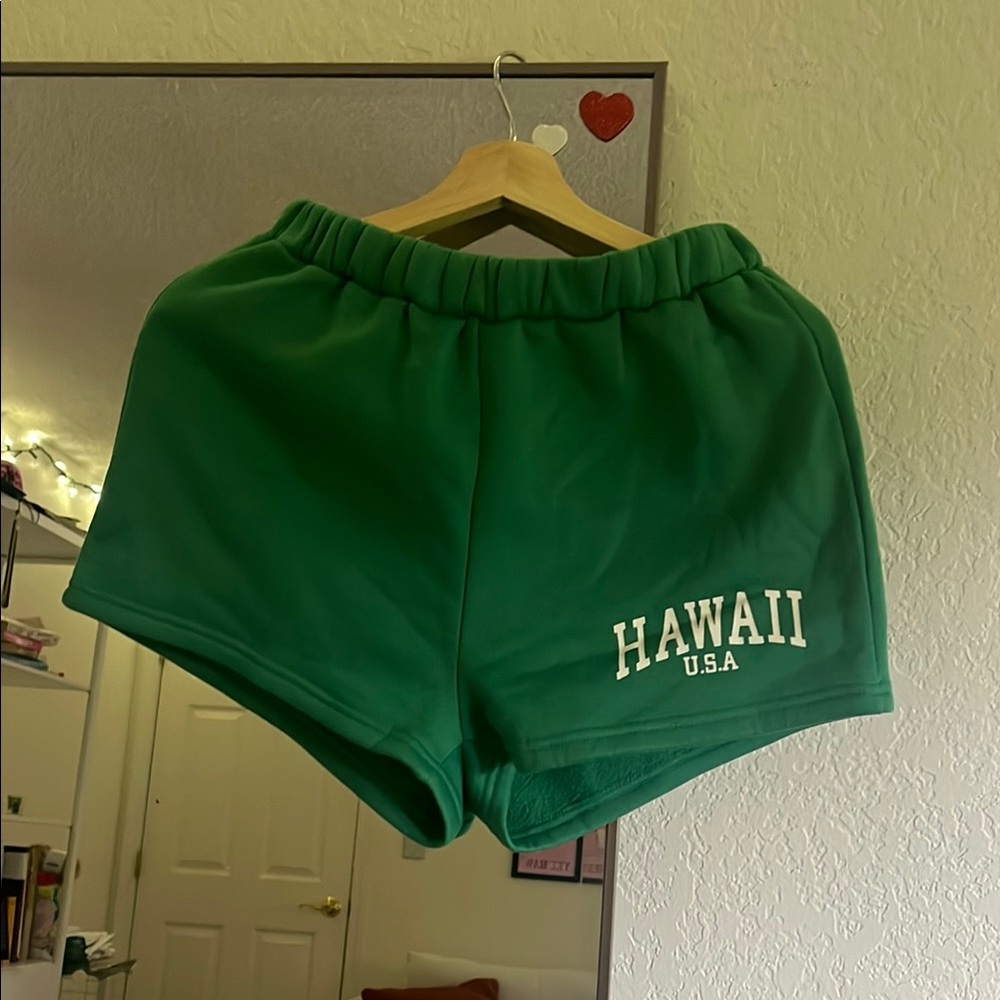 Green Women's Shorts